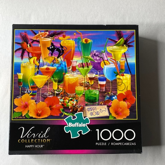 Buffalo Games Vivid Collection Happy Hour 1000 Pieces Jigsaw Puzzle